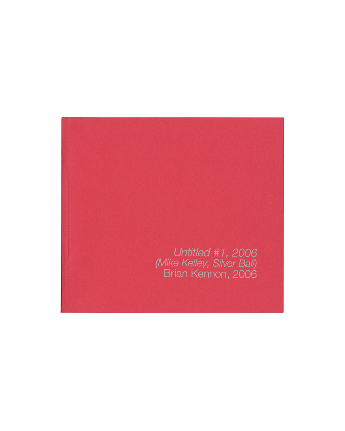 Brian Kennon artists book with john armleder