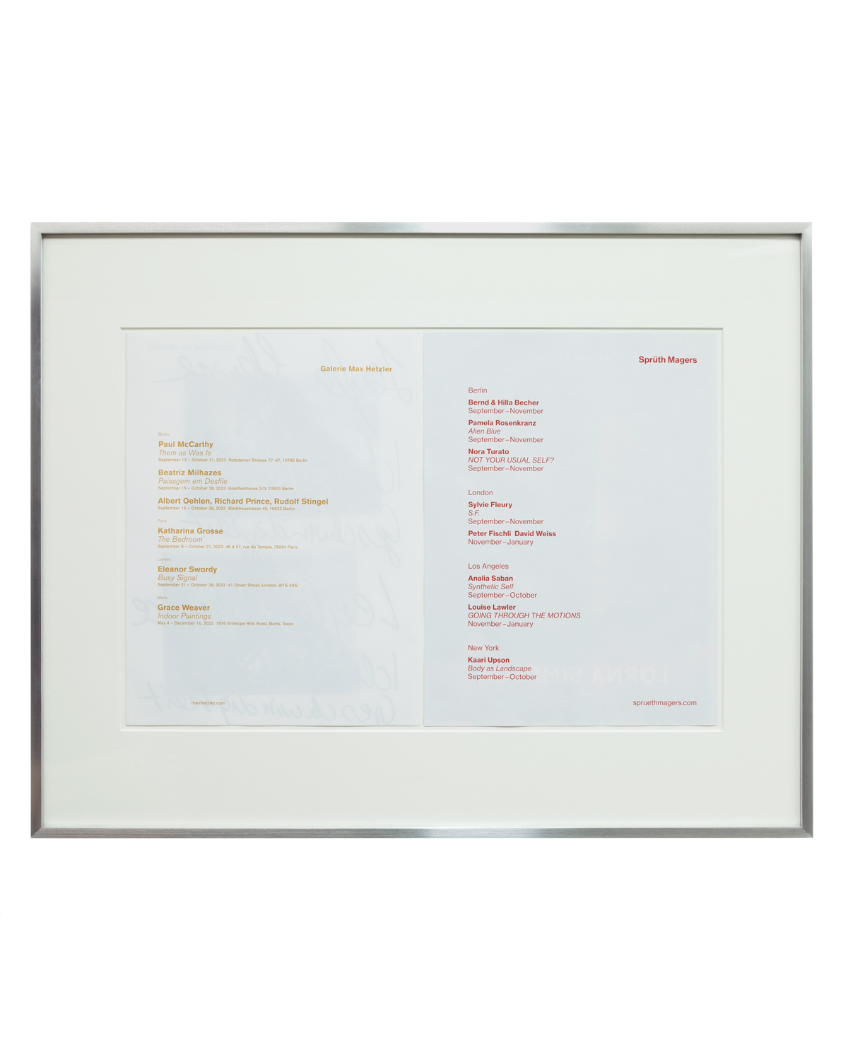 Brian Kennon artwork ads frieze